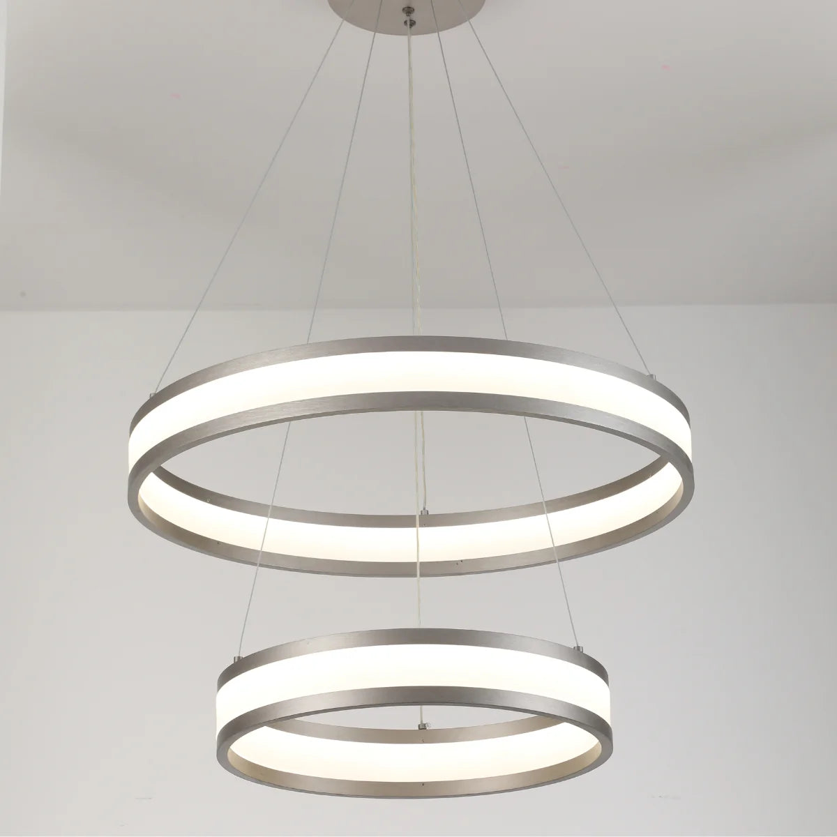 Hanglamp Ambre – LED – Gun Grey – Ø40+60 cm – afbeelding 4