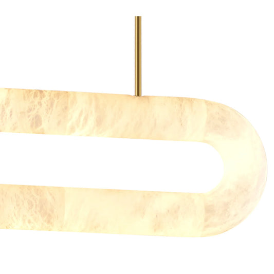 Hanglamp Nami – Marmer – Eettafel 100 cm – afbeelding 2