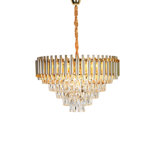 Hanglamp Selene – Kristal Goud – Ø60 cm – afbeelding 2
