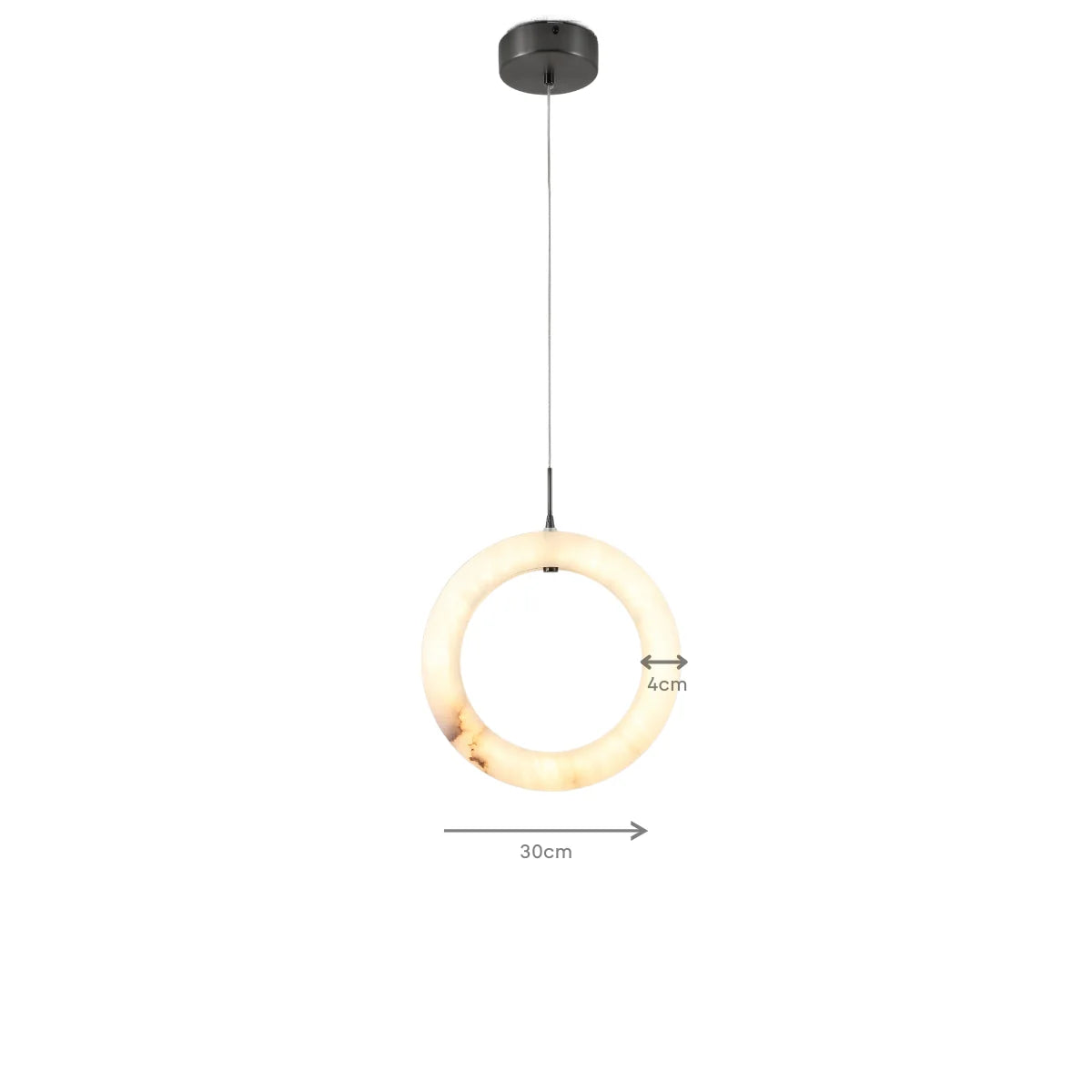 Hanglamp Sterope – Marmer – Ø30 cm – afbeelding 4