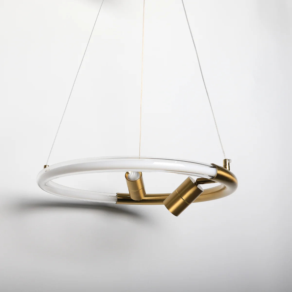 Hanglamp Tulia – LED – Brushed Gold – Ø40 cm – afbeelding 5