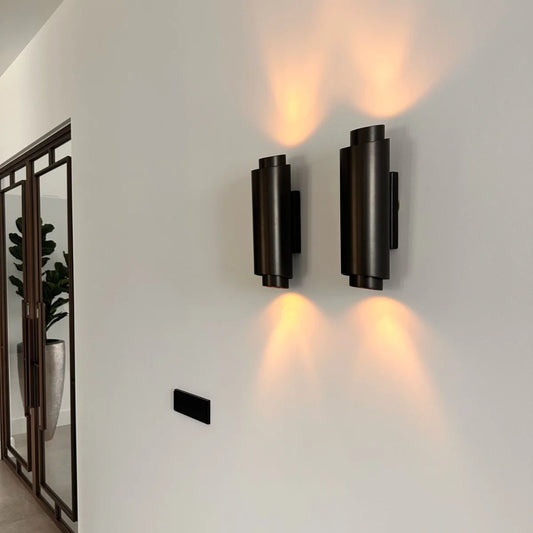 Wandlamp Carvi – Anodic Brown – afbeelding 2