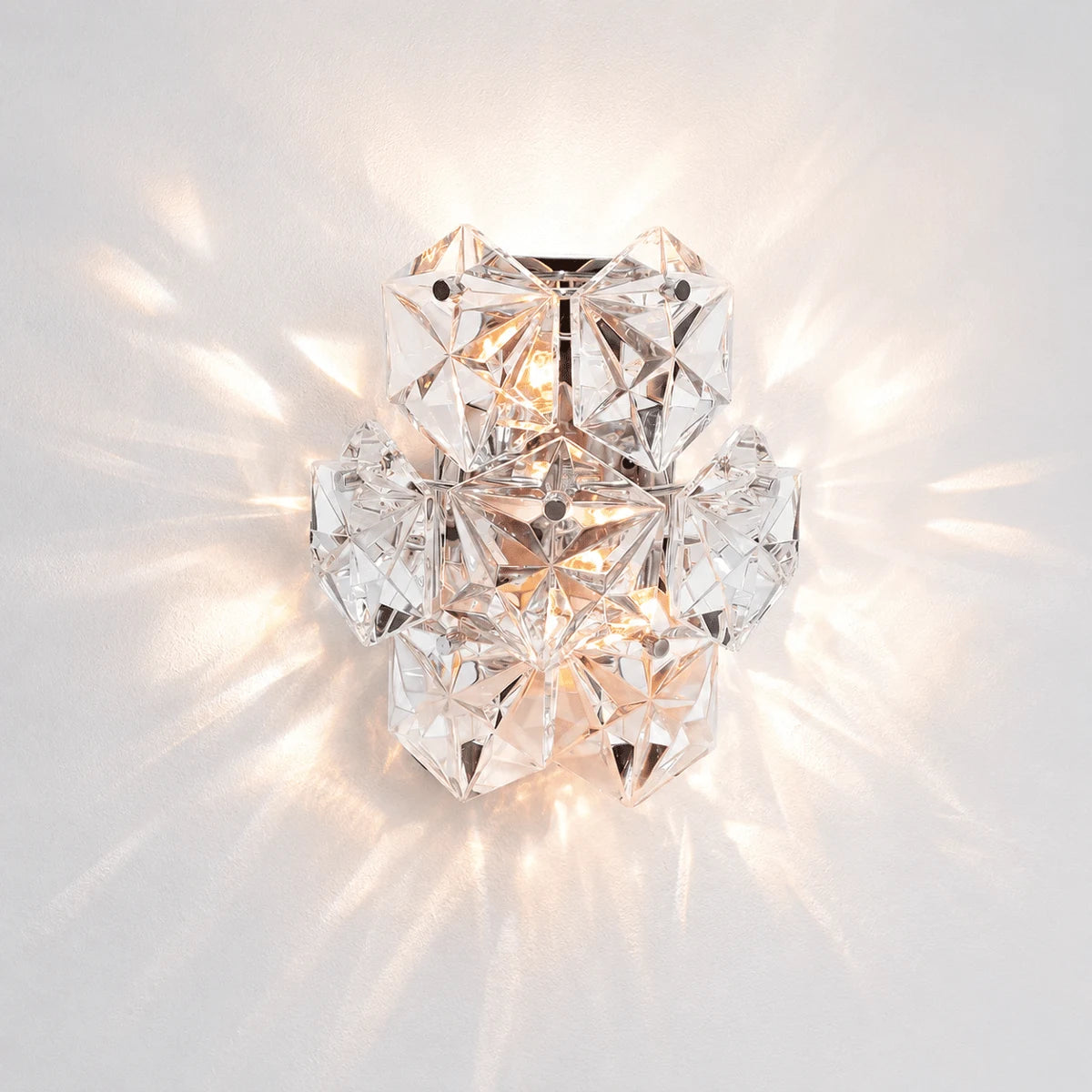 Wandlamp Fiora – Chroom – 30x35 cm