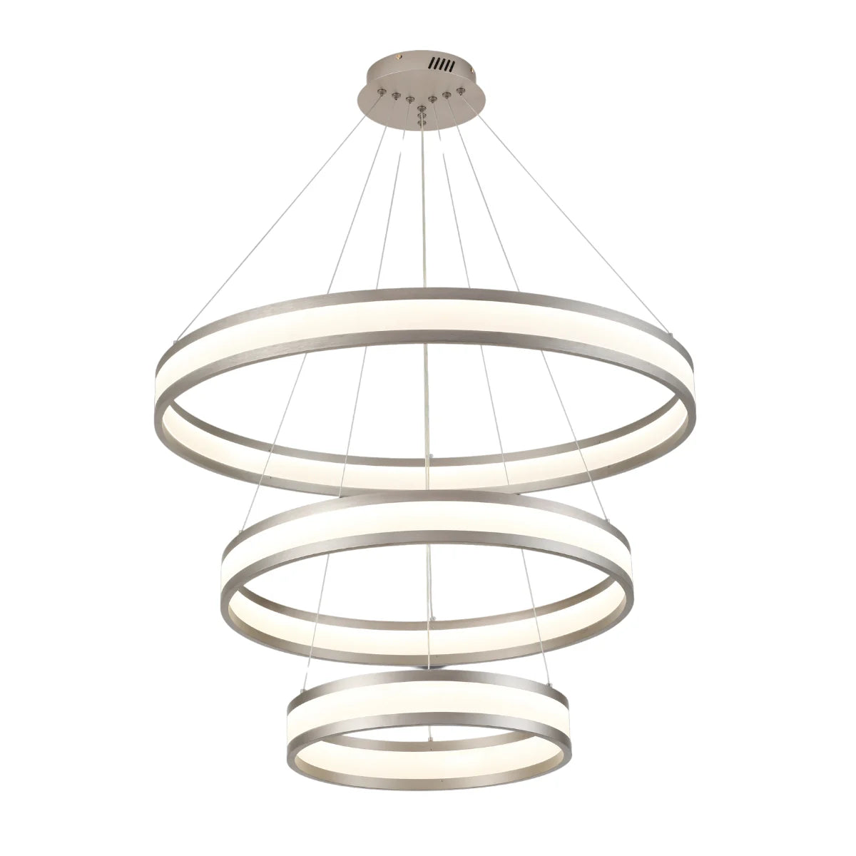Hanglamp Ambre – LED – Gun Grey – Ø40+60+80 cm