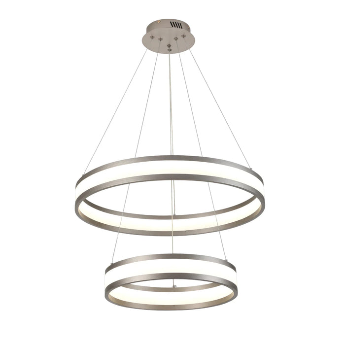 Hanglamp Ambre – LED – Gun Grey – Ø40+60 cm