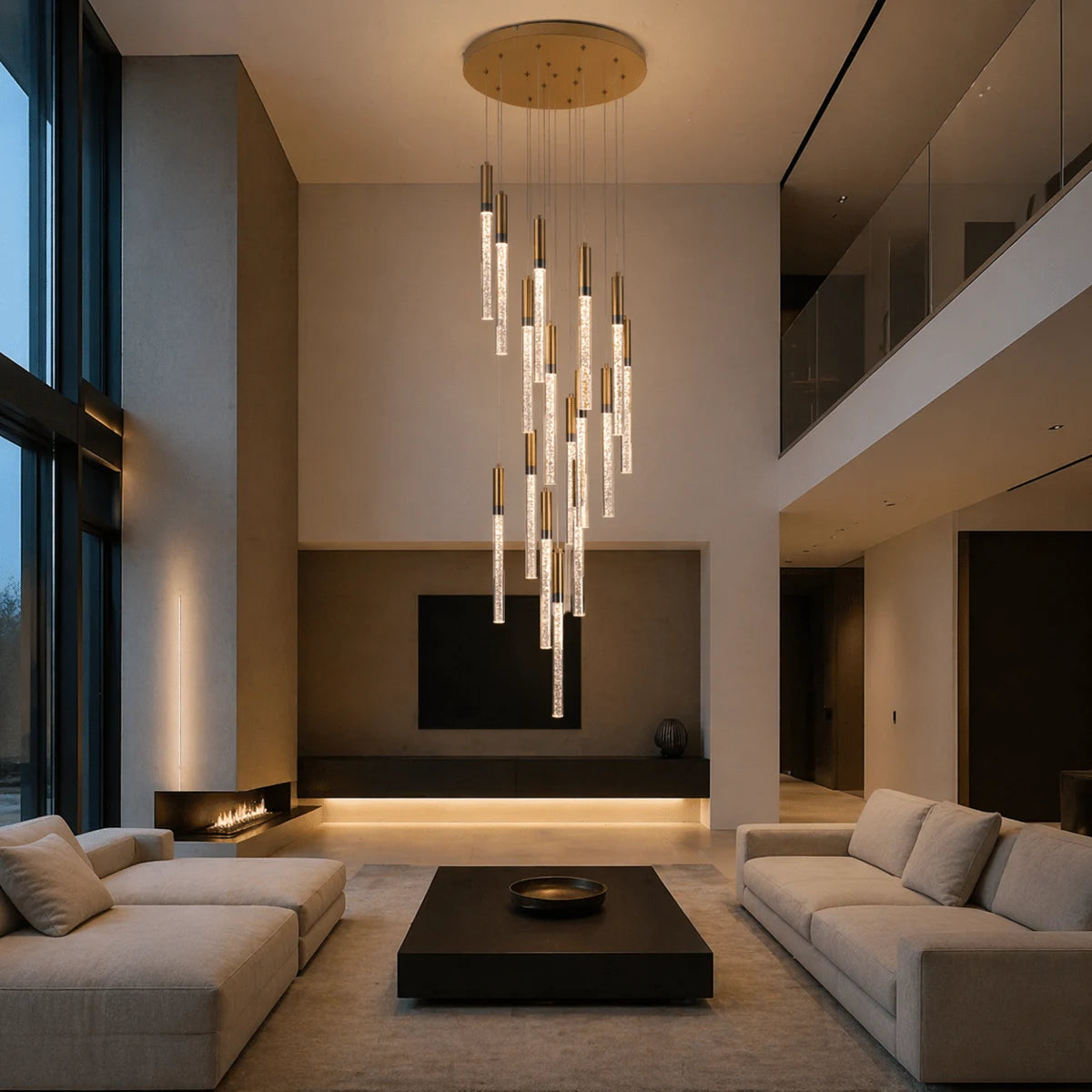 Hanglamp Auri – 16 Lichtpunten – LED – Goud – Ø50 cm