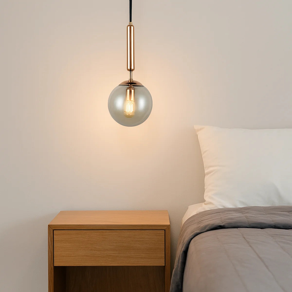 Hanglamp Cairo – Amber Glas