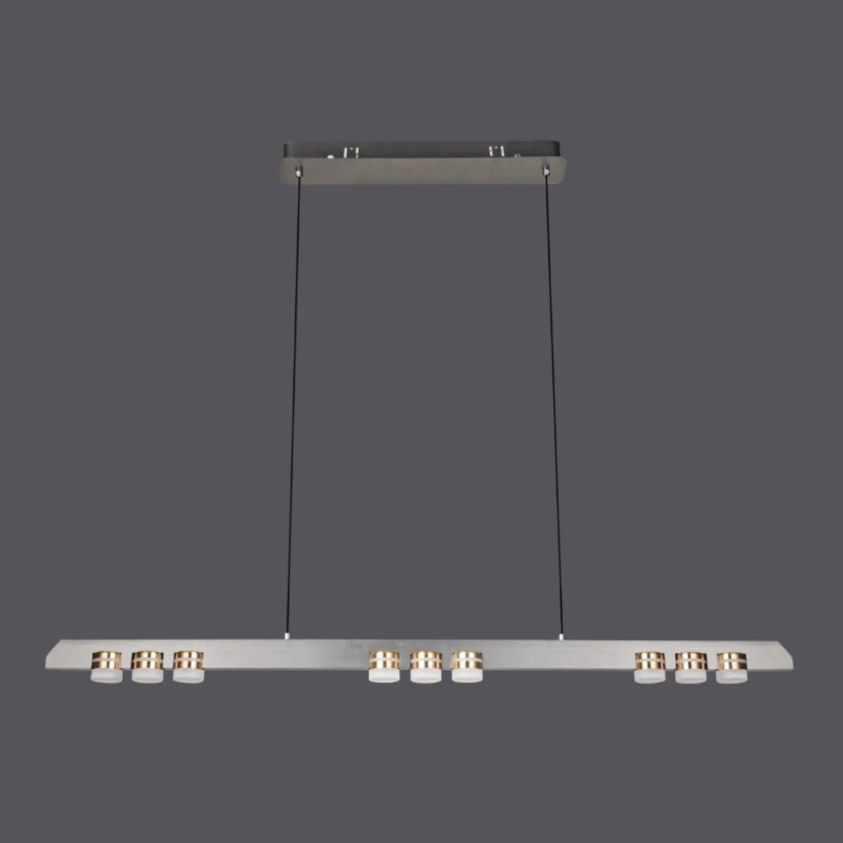 Hanglamp Celo – LED – Gun Grey – 9 Lichtpunten – afbeelding 3