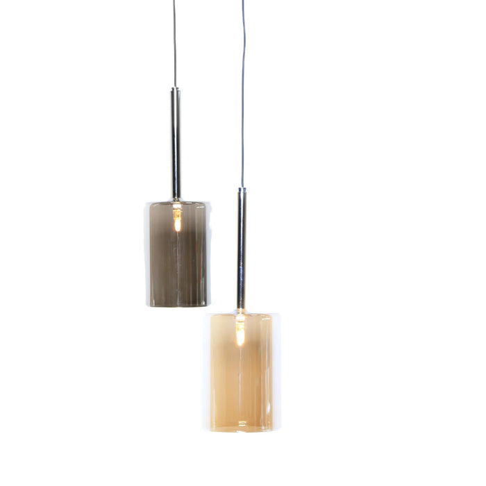 Hanglamp Cenere – Smoke Glas – Ø10 cm
