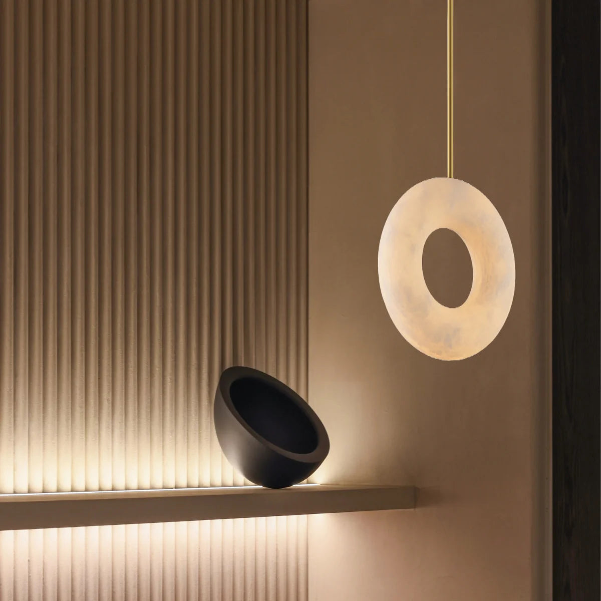 Hanglamp Nami – Marmer – Ø30 cm – afbeelding 4