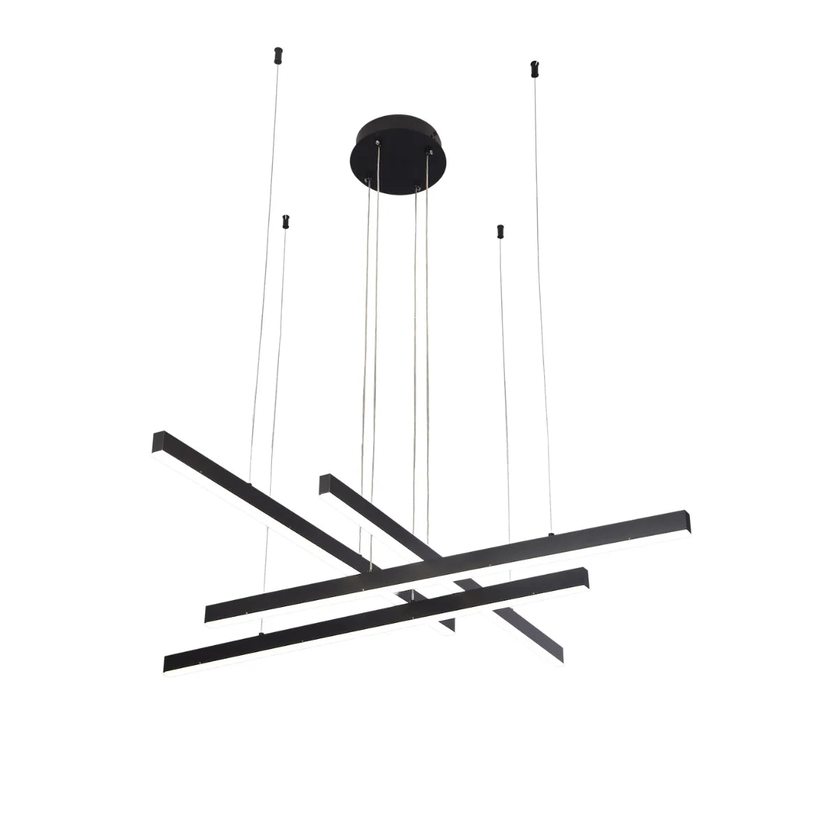 Hanglamp Nes – Zwart – 4 Lichtpunten