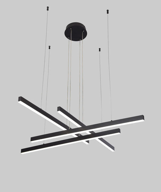 Hanglamp Nes – Zwart – 4 Lichtpunten – afbeelding 2