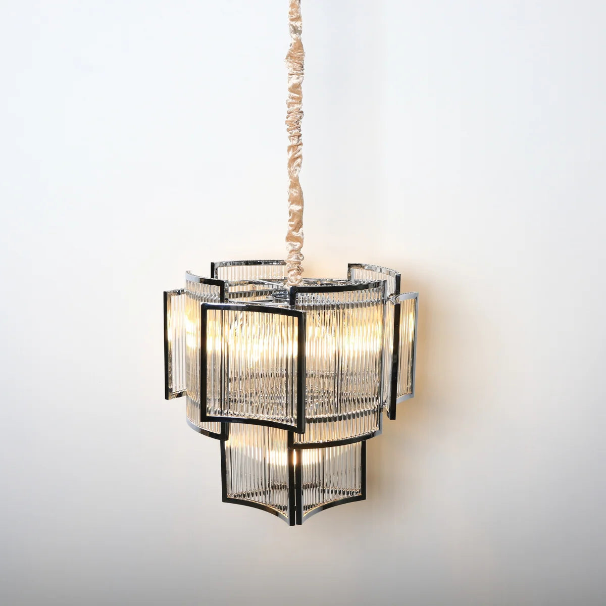 Hanglamp Nore – Helder Glas – Ø50 cm – afbeelding 3