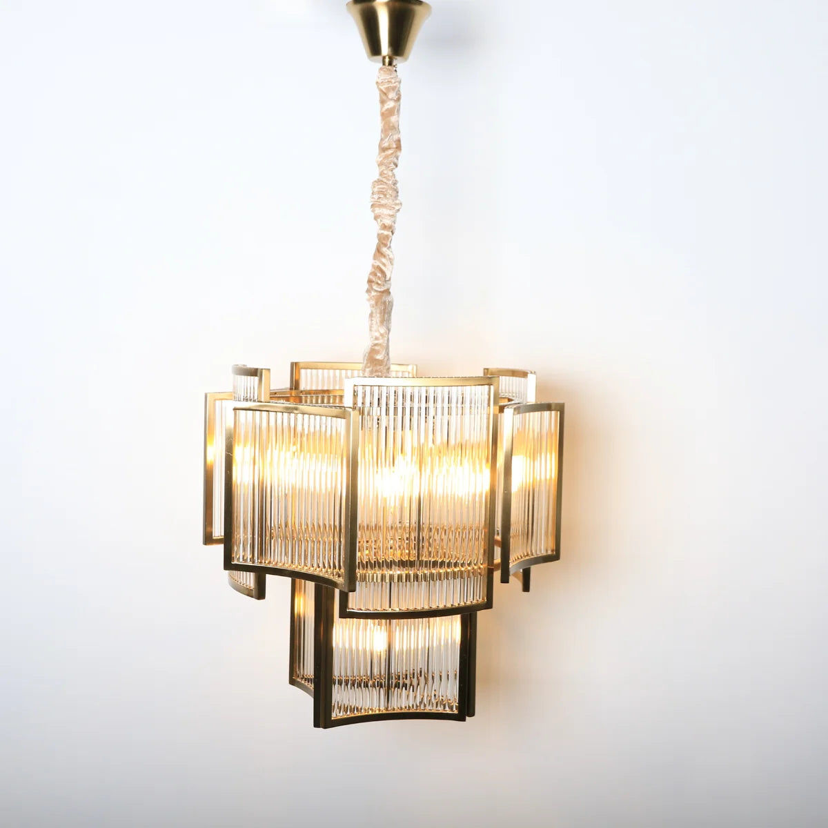 Hanglamp Nore – Helder Glas – Ø50 cm – afbeelding 4