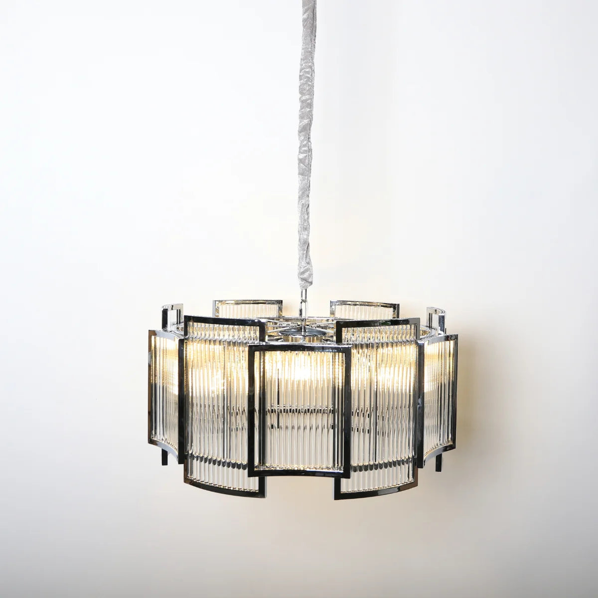 Hanglamp Nore – Helder Glas – Ø60 cm – afbeelding 4