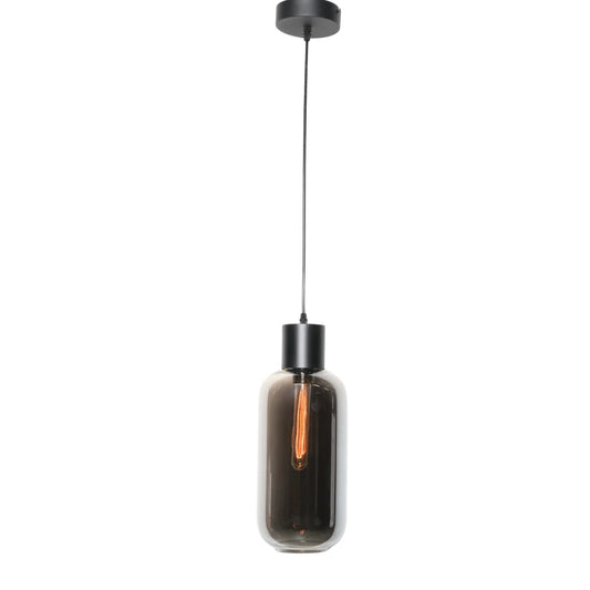 Hanglamp Nour – Smoke Glas Zwart