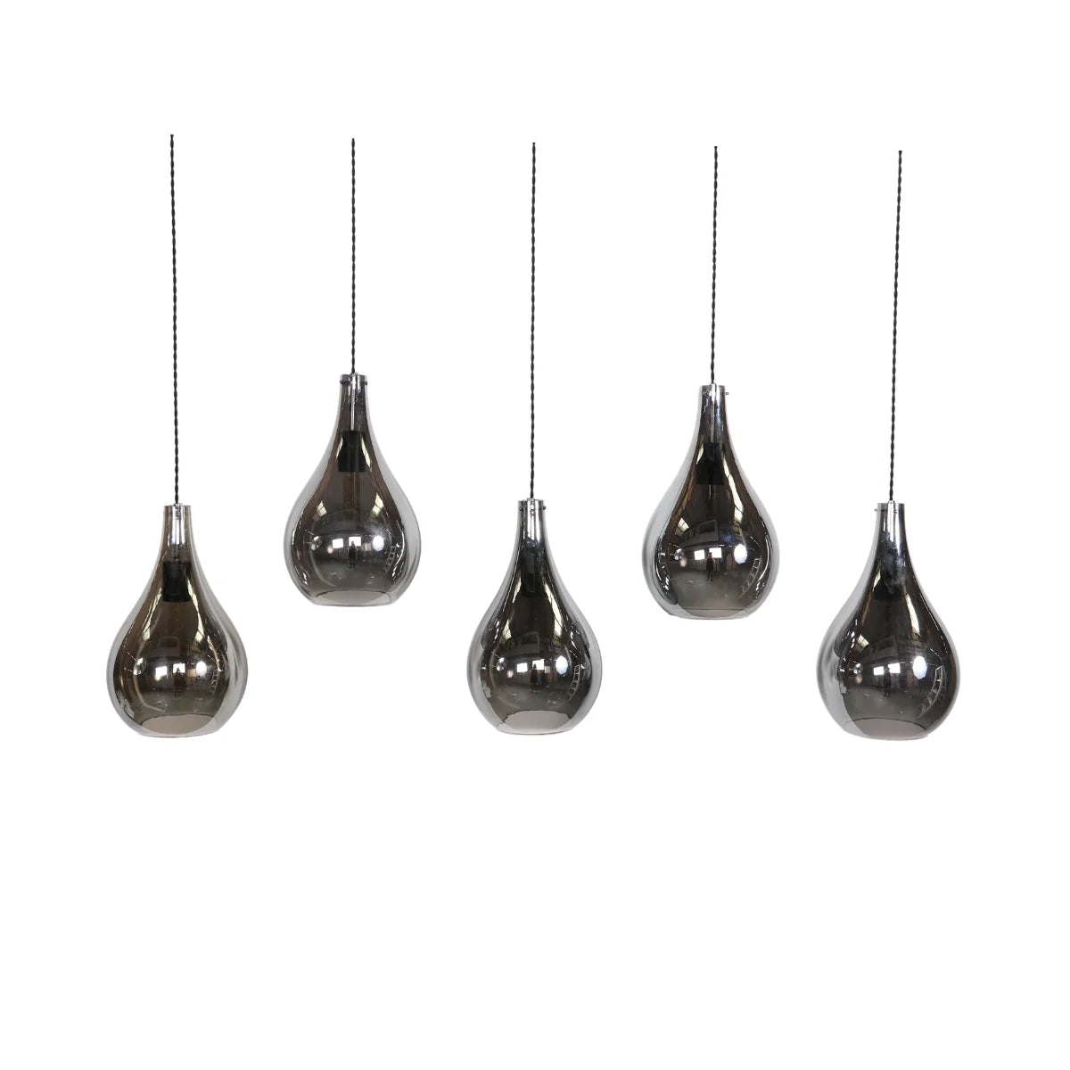 Hanglamp Ochre – 5 Lichtpunten – Smoke Glas – Eettafel – afbeelding 2