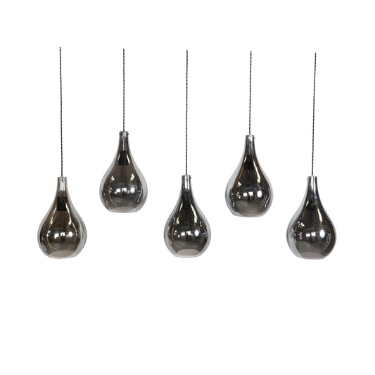 Hanglamp Ochre – 5 Lichtpunten – Smoke Glas – Eettafel – afbeelding 2