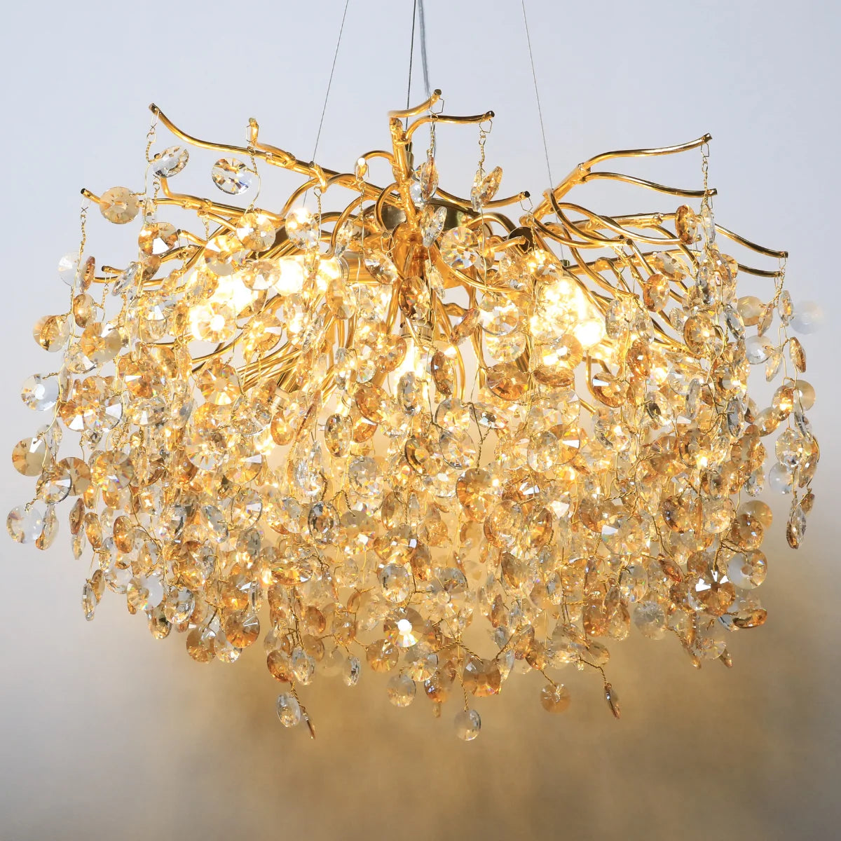 Hanglamp Reva – Kristal Goud – Ø65 cm – afbeelding 5