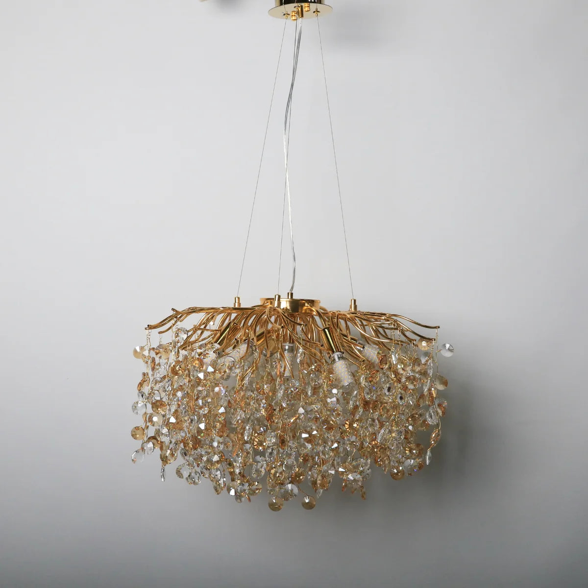 Hanglamp Reva – Kristal Goud – Ø65 cm – afbeelding 6