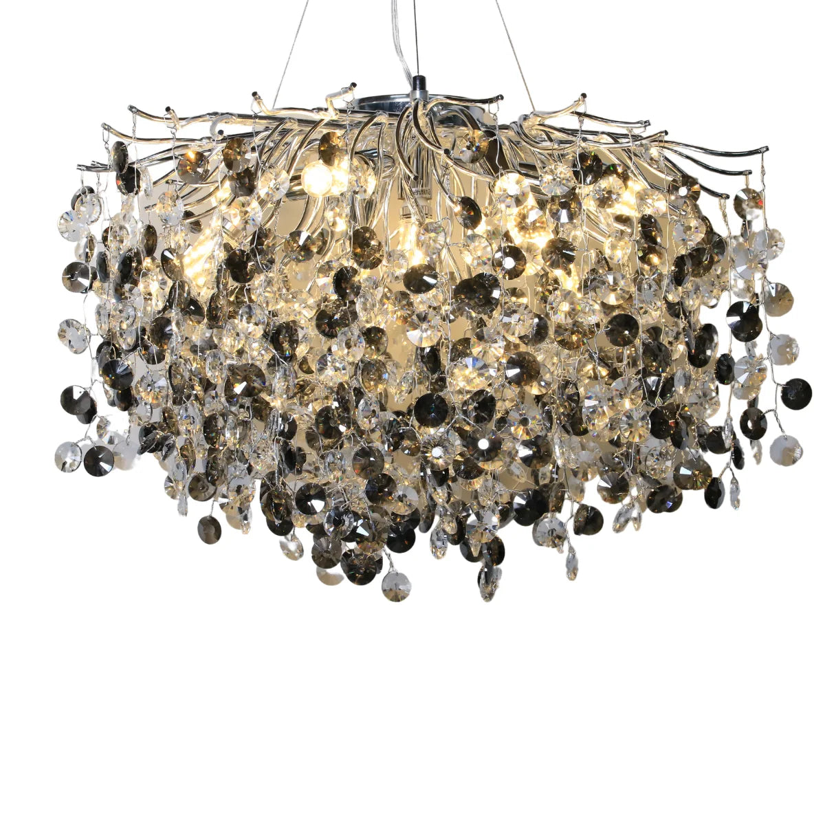 Hanglamp Reva – Kristal Zilver – Ø65 cm – afbeelding 4