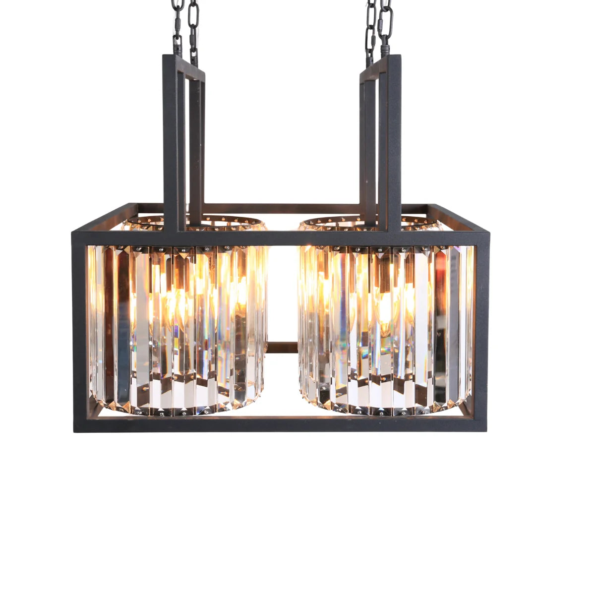 Hanglamp Rune – Kristal Zwart – 12 Lichtpunten – afbeelding 3