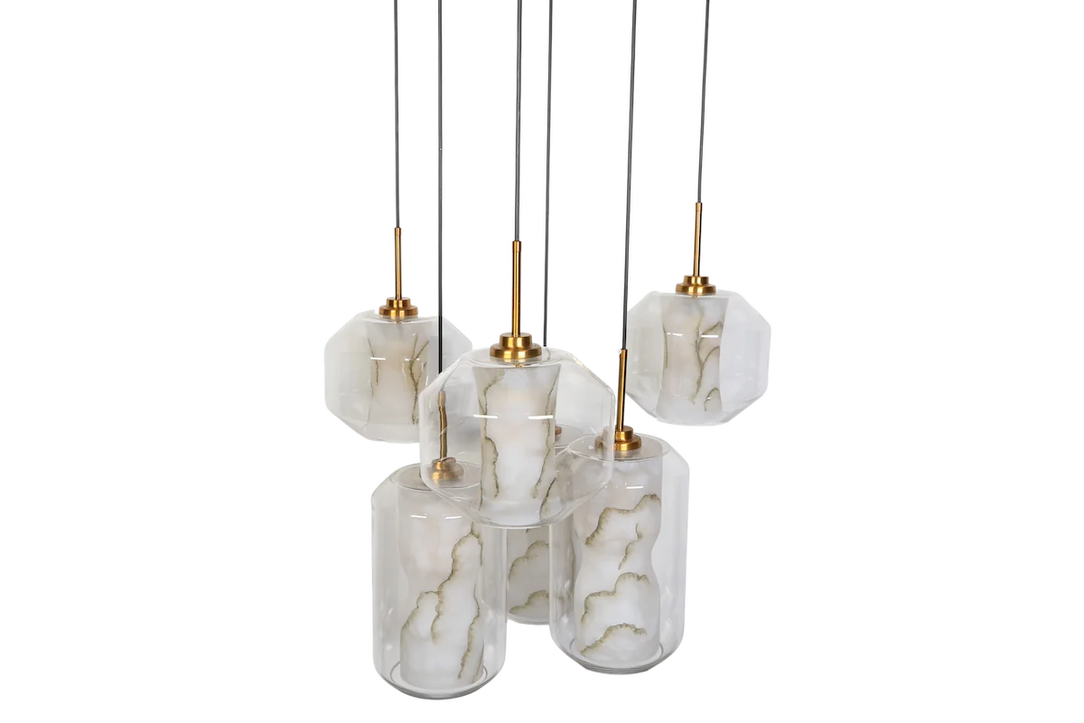 Hanglamp Safra – Marmer – Ø60 cm – afbeelding 5