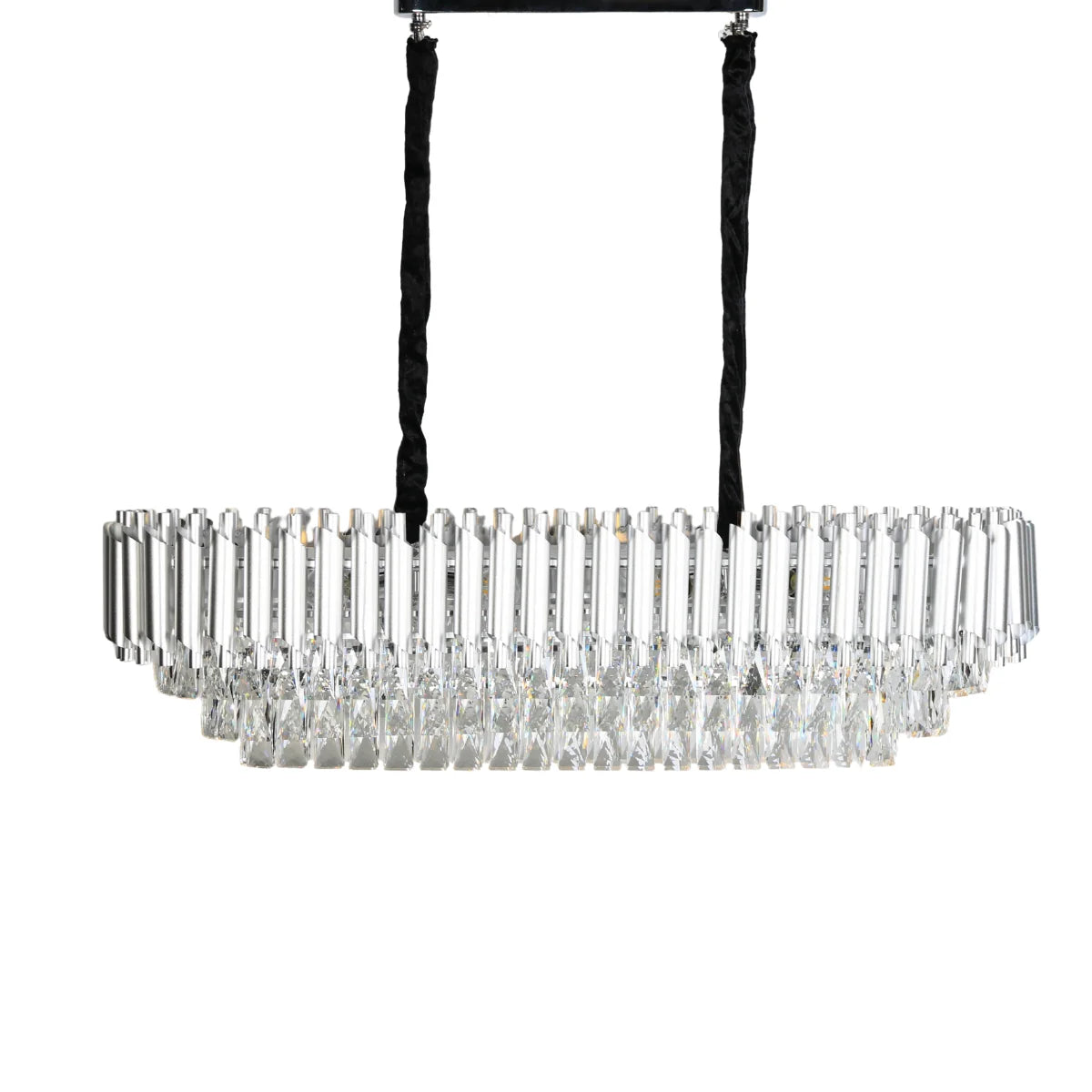 Hanglamp Selene – Kristal Chroom – Eettafel 80 cm – afbeelding 3