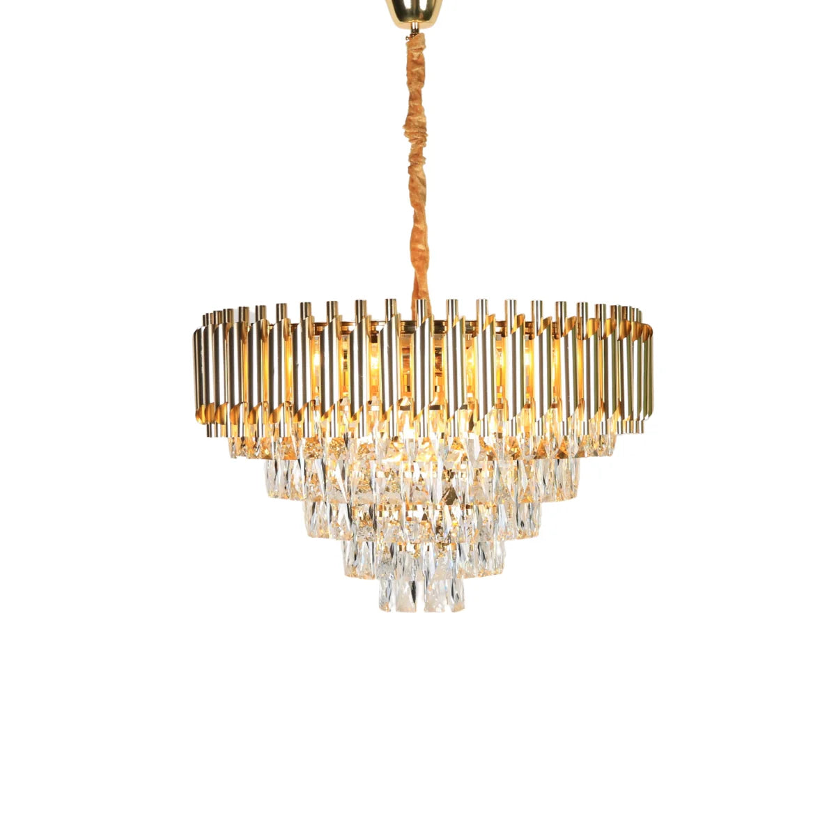 Hanglamp Selene – Kristal Goud – Ø60 cm – afbeelding 2