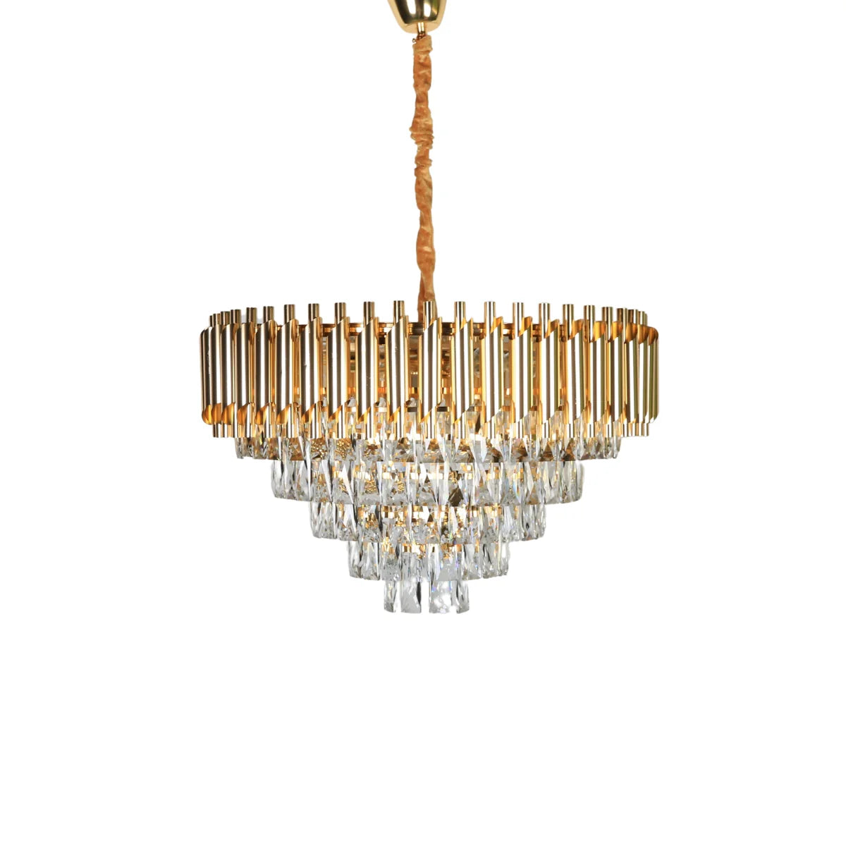 Hanglamp Selene – Kristal Goud – Ø60 cm – afbeelding 3