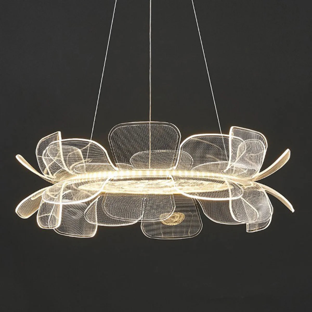Hanglamp Sora – LED – Acryl – Ø53 cm