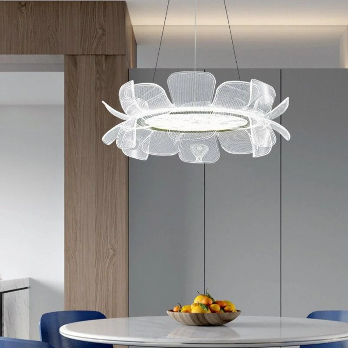 Hanglamp Sora – LED – Acryl – Ø53 cm – afbeelding 3