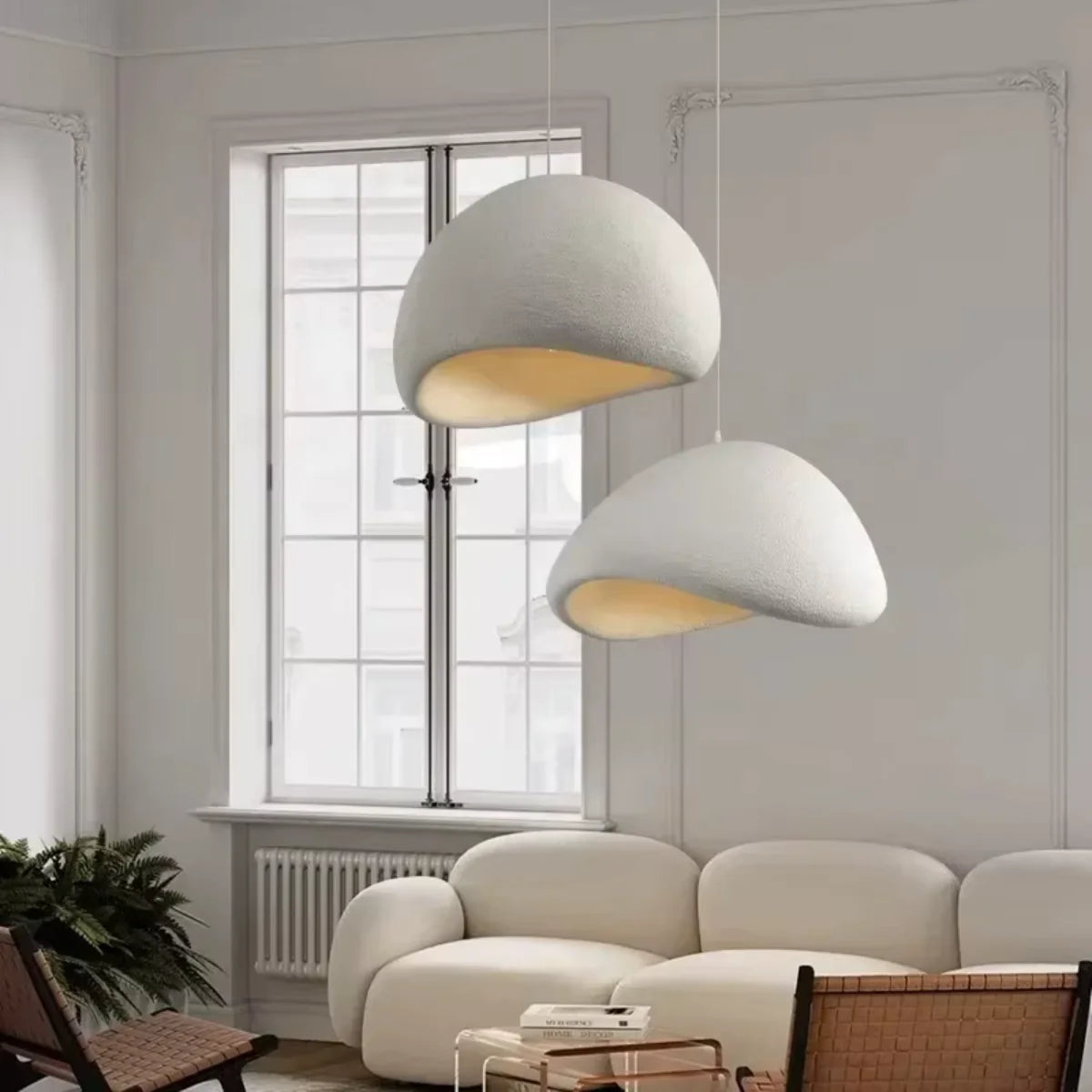 Hanglamp Sumac – Brons – Wit – Ø40 cm – afbeelding 4