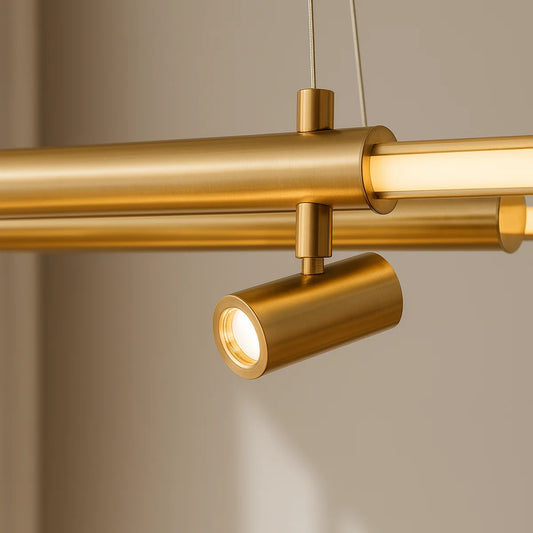 Hanglamp Tulia – LED – Brushed Gold – Eettafel 85 cm – afbeelding 2