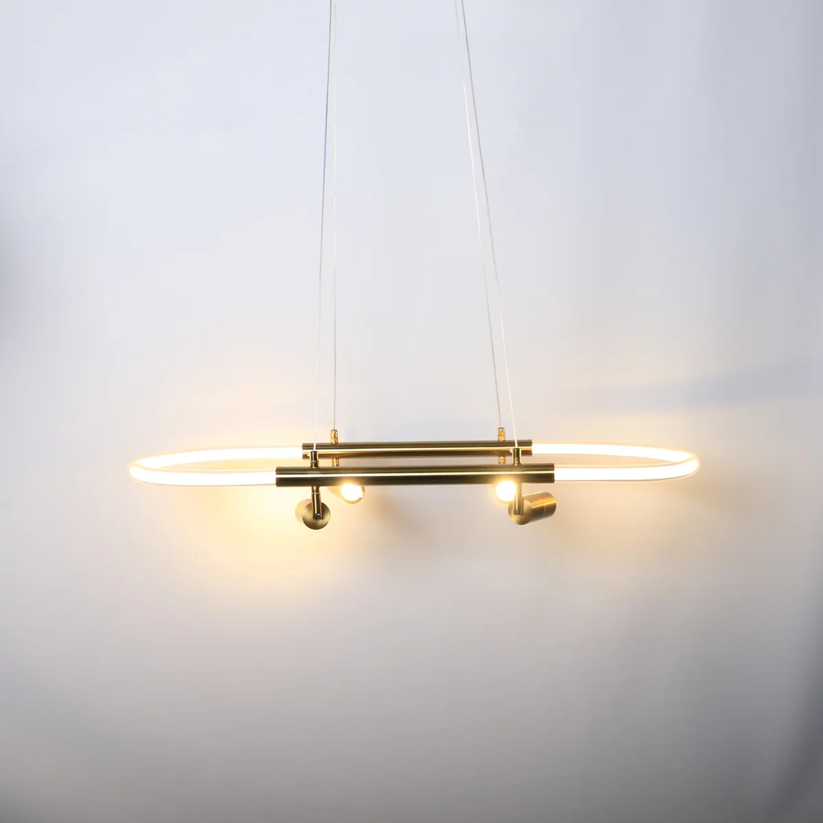Hanglamp Tulia – LED – Brushed Gold – Eettafel 85 cm – afbeelding 3