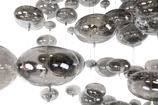 Hanglamp Umi – Bubbels – LED – Antraciet – 150x35cm – afbeelding 2