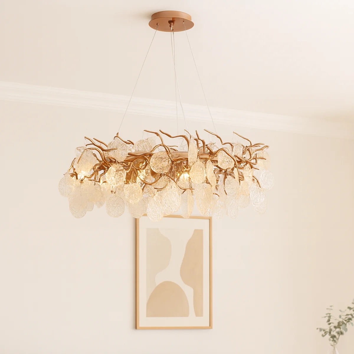 Hanglamp Vento – Rosé – Ø85 cm