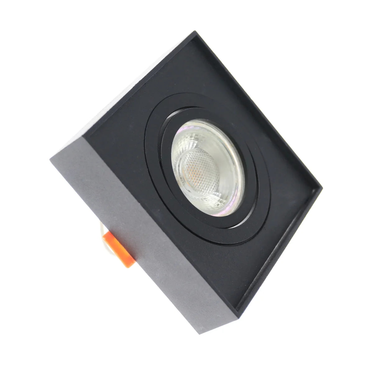 Inbouwspot Mace – Zwart – Vierkant – GU10 – IP20