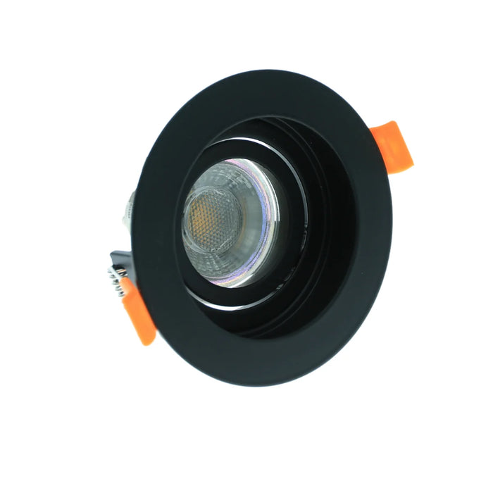 Inbouwspot Ray – Zwart – Rond – GU10 – IP20