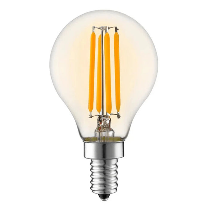 LED-lichtbron E14 kogel (G45) · 4W · 2500K