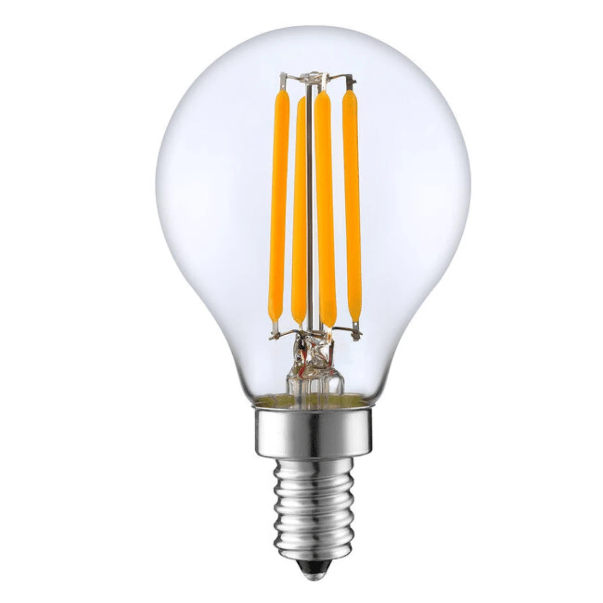LED-lichtbron E14 kogel (G45) · 4W · 3000K