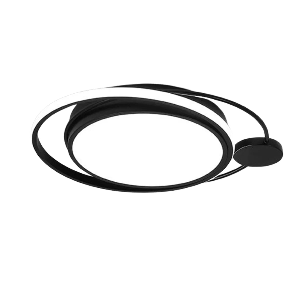 Plafondlamp Saima – LED – Zwart – Ø50 cm