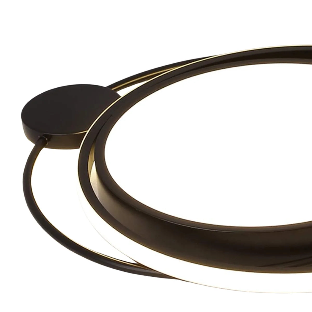 Plafondlamp Saima – LED – Zwart – Ø50 cm – afbeelding 4