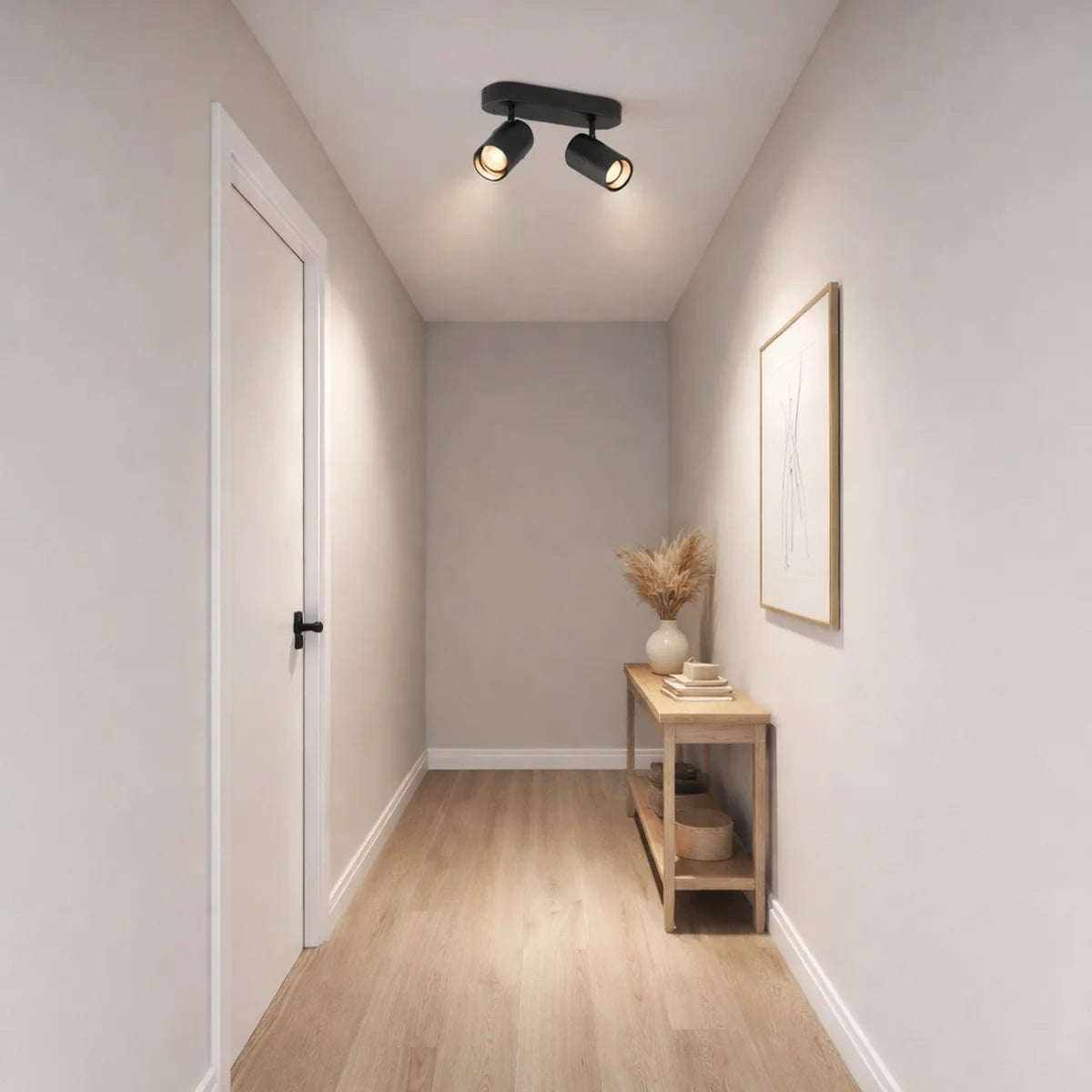 Plafondlamp Selce – Zwart – 2 Lichtpunten – afbeelding 2