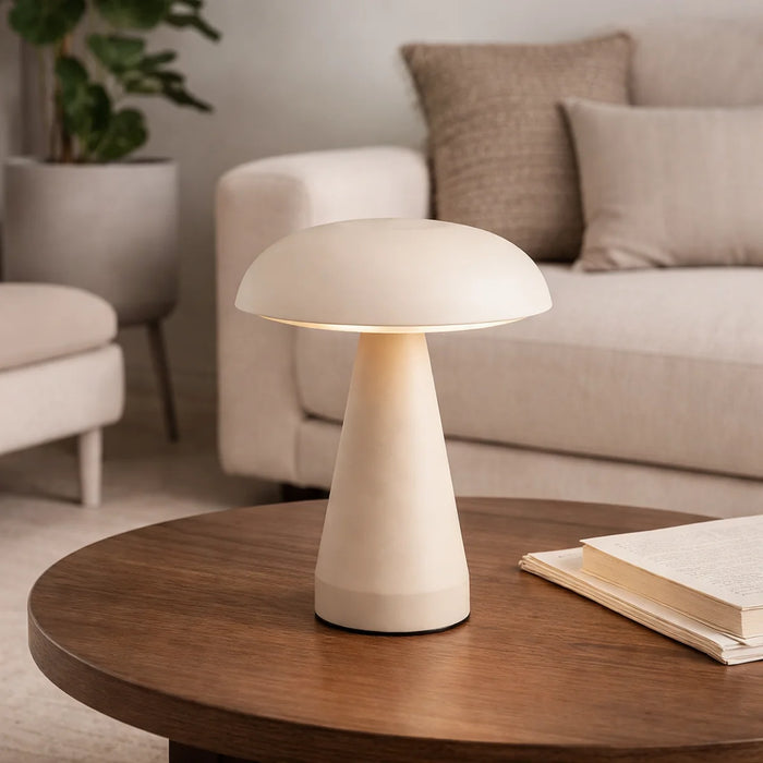 Tafellamp Aion – Beige – LED – Oplaadbaar