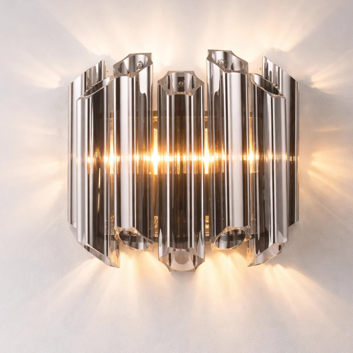Wandlamp Azin – Smoke Glas