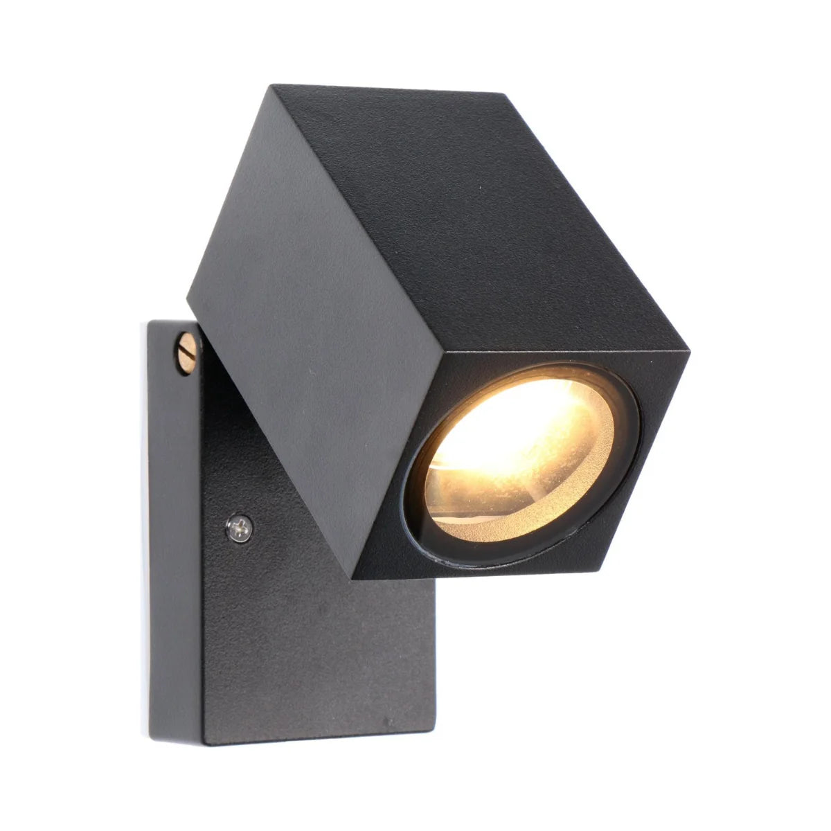 Wandlamp Eylon – Zwart – Kantelbaar – Buiten