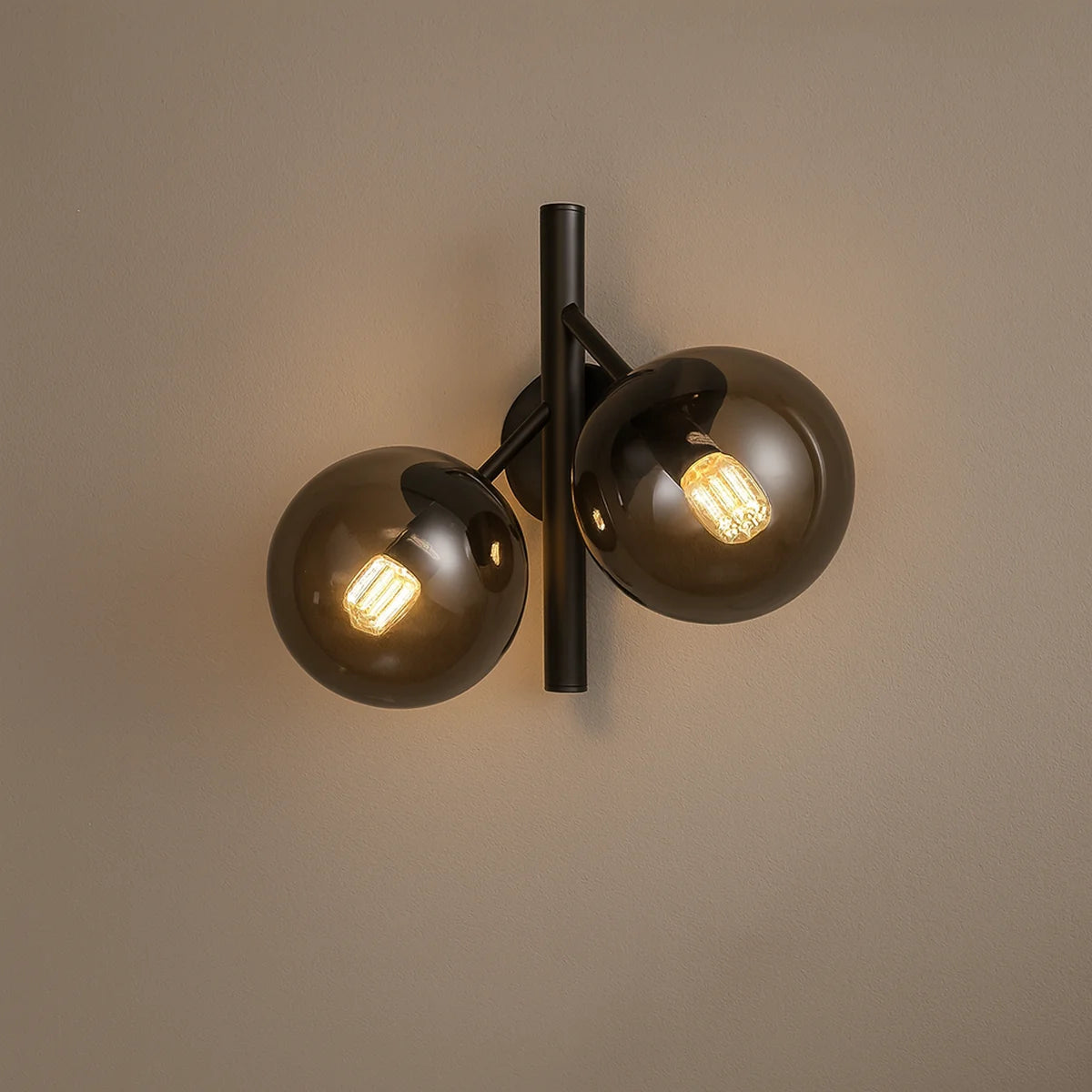 Wandlamp Lava – Smoke Glas