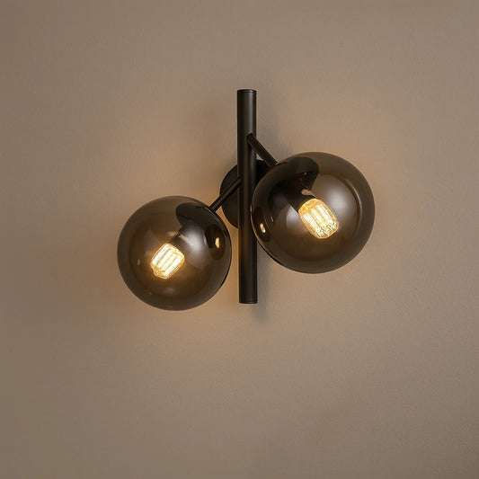 Wandlamp Lava – Smoke Glas