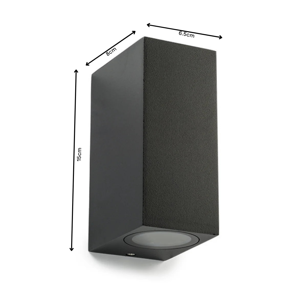 Wandlamp Merlon – Zwart – Up Down – Buiten – afbeelding 4
